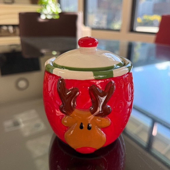 Small Ceramic Christmas jar - Picture 1 of 5